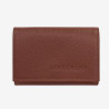 Longchamp - Portefeuille compact le Foulonné Café